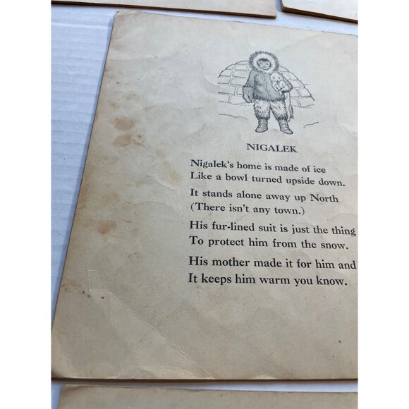 Vintage My Indian Library, The Platt & Munk Co. 1935, Near Complete 7 Volumes PB - Picture 4 of 8